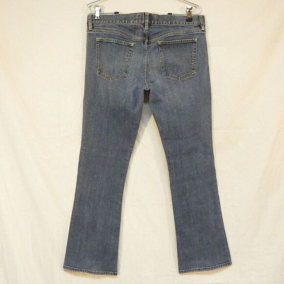 Old Navy Ultra Low Waist Boot-Cut Stretch‎ Jeans Size 8 Short - Picture 2 of 3